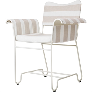 Silla de Comedor Gubi Tropique Blanco/Leslie Stripe 40