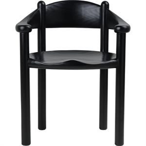 Silla de Comedor GUBI Daumiller Negro