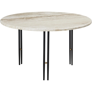 GUBI IOI Mesa de Centro Ø70 Negro/ Beige