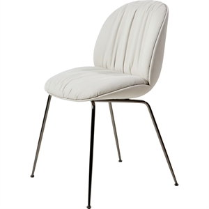 Silla de Comedor Gubi Beetle Soft Cromo Negro/Reales/Limonta 001