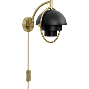 Lámpara de Pared Gubi Multi-Lite Negro Mate