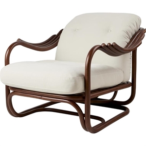 Sillón Gubi Poltrone Tria Ratán Oscuro/Reales Limonta 001