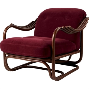 Sillón Gubi Poltrone Tria Rattan Oscuro/Fuestagno Limonta 006