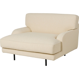 Sillón Gubi Flaneur Negro/ Bouclé 001