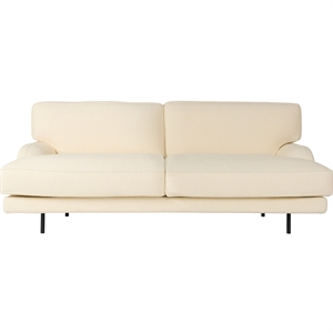 Sofá Gubi Flaneur 2 Plazas Negro/ Bouclé 001