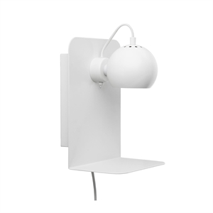 Frandsen Ball Lámpara de Pared con USB Blanco Mate