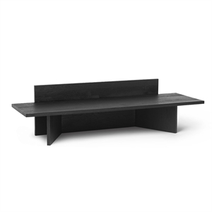 Ferm Living Banco Oblicuo Negro Aceitado Negro