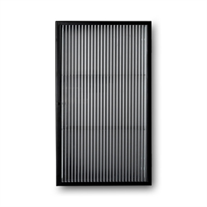 Ferm Living Haze Mueble de Pared de Vidrio Estriado Negro