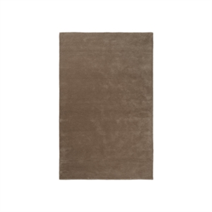 Ferm Living Alfombra Capitoné Stille 160x250 Marrón Ceniza