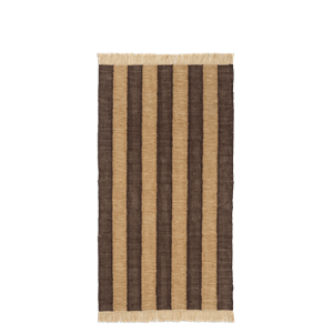 Ferm Living Alfombra Ives 80x140 Bronceado/Chocolate