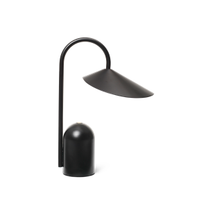 Ferm Living Lámpara Portátil Arum Negro