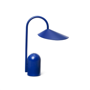 Ferm Living Lámpara Portátil Arum Azul Brillante