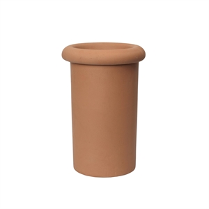 Maceta Rollo de Ferm Living H46 en terracota