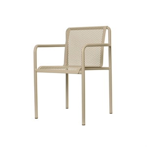 Silla de exterior Dapple de Ferm Living con reposabrazos en cachemira