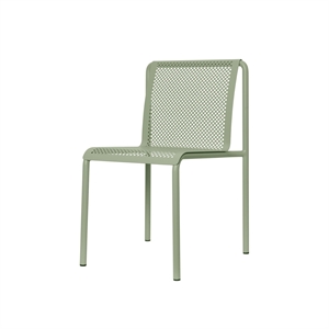 Silla de exterior Dapple de Ferm Living, color verde té