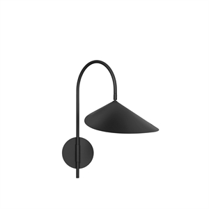 Lámpara de pared giratoria Arum de Ferm Living con Cableado Negro