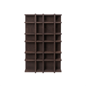 Estantería Tilem Ferm Living de 4 x 6 pulgadas, roble teñido oscuro