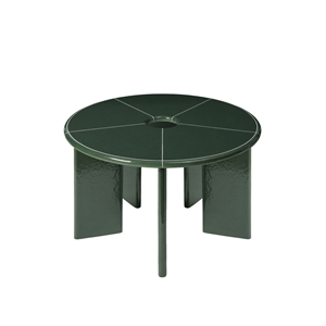 Mesa de comedor Ferm Living Deya Ø120 Verde oscuro