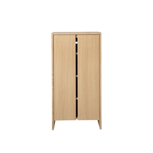 Armario de recibidor Parcel Hall de Ferm Living H110 Roble natural