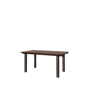 Mesa de comedor Atura de Ferm Living, 160 x 90, color chocolate oscuro/roble teñido oscuro