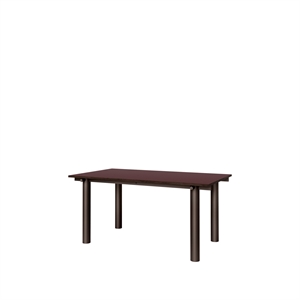 Mesa de comedor Ferm Living Atura 160x90 Chocolate oscuro/ Borgoña
