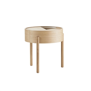 Mesa de Centro Woud Arc Roble Aceitado Ø42