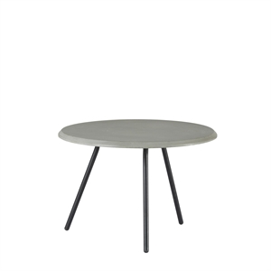 Mesa de Centro Woud Soround Hormigón/ ​​Negro Ø60 H39,5