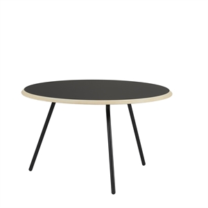 Mesa de Centro Woud Soround Laminado Negro Ø75 H44,5