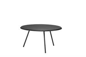 Mesa de Centro Woud Soround Fresno Negro Ø75 H39,5