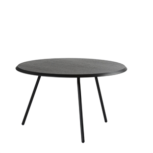 Mesa de Centro Woud Soround Fresno Negro Ø75 H44