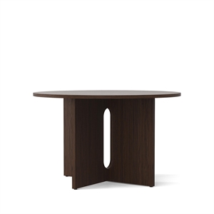 Mesa de Comedor Audo Androgyne Ø120 cm Roble Tinte Oscuro