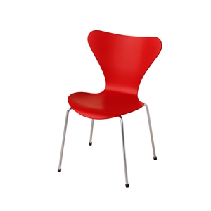 Silla Fritz Hansen Miniatura Serie 7 Rojo