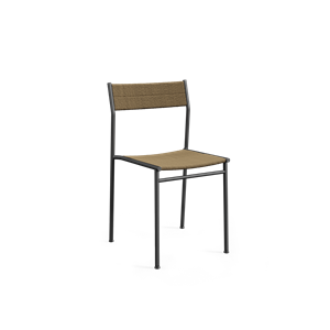 Silla de Comedor Northern Vev de Cuerda Negro y Marrón