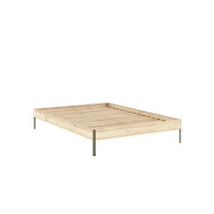 Estructura de Cama Karup Design Core 140x200 Verde crudo/Salvia