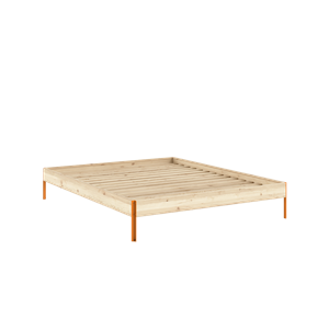 Estructura de Cama Karup Design Core 160x200 Naranja Natural/ Naranja