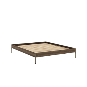 Estructura de Cama Karup Design Core 160x200 Marrón algarrobo/Verde Salvia