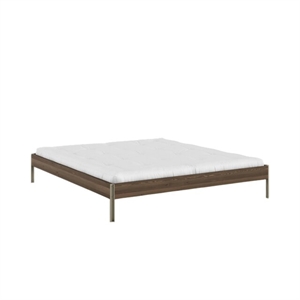 Estructura de Cama Karup Core 180x200 Marrón Algarrobo/verde Salvia