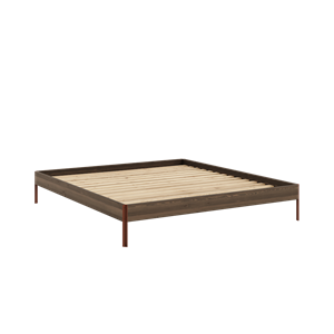 Estructura de Cama Karup Design Core 180x200 Marrón algarrobo/Rojo Tierra