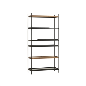 Sistema de estanterías Woud Tray Configuration 19 High Negro/ Nuez
