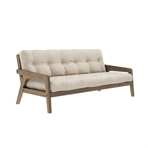 Karup Grab Sofá Cama Marrón Algarrobo/747 Beige