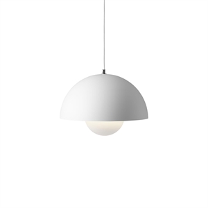 &Tradition Flowerpot VP7 Lámpara Colgante Blanco Mate