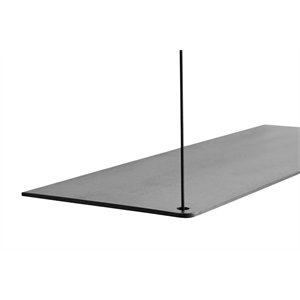 Estante Extra Woud Stedge de Negro Negro de 80 cm