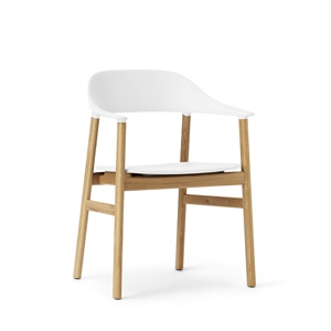 Normann Copenhagen Herit Silla de Comedor con Reposabrazos Roble/ Blanco