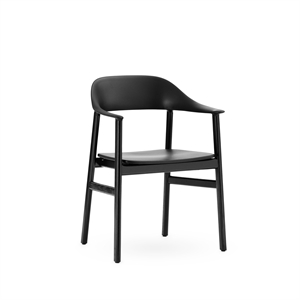 Normann Copenhagen Herit Silla de Comedor con Reposabrazos Roble Negro