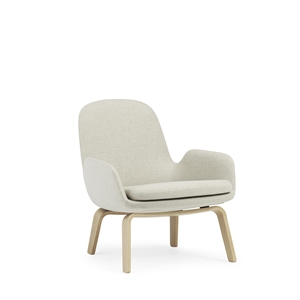 Normann Copenhagen Era Sillón Bajo Roble/Main Line Lino MLF20