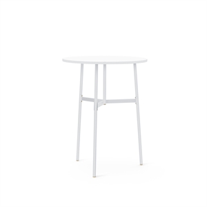 Mesa Union Normann Copenhagen Blanco Ø80 X H105,5 cm