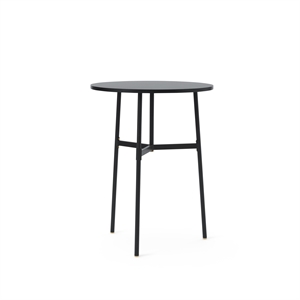 Mesa Union Normann Copenhagen Negro Ø80 X H105,5 cm