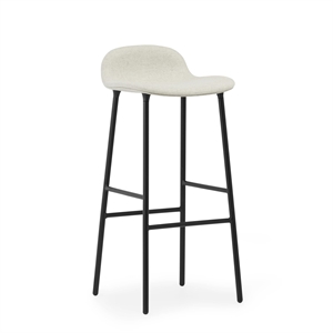 Normann Copenhagen Form Taburete de Bar 75 cm Acero Negro /Main Line Flax MLF20