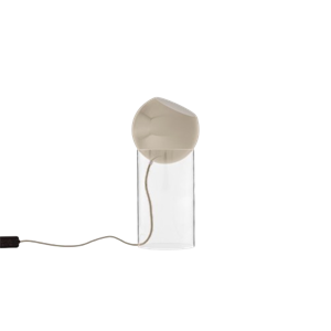 Lámpara de Pie &Tradition Topan VP14 Lámpara de Pie Topan VP14 Acrílico Transparente/Beige Gris