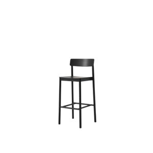Taburete de Bar &Tradition Betty TK16 de Fresno Lacado en Negro